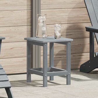 Adirondack Bijzettafel Lichtgrijs 38x38x45 cm HDPE 1