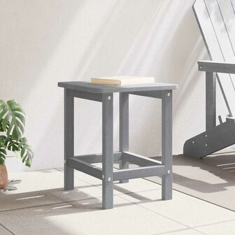 Adirondack Bijzettafel Lichtgrijs 38x38x45 cm HDPE 3