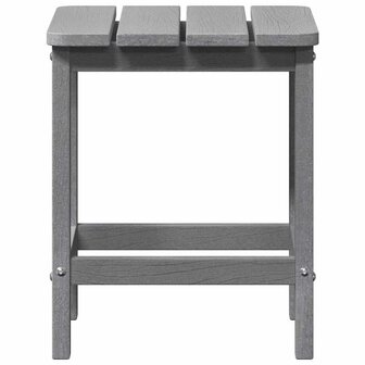 Adirondack Bijzettafel Lichtgrijs 38x38x45 cm HDPE 4