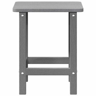 Adirondack Bijzettafel Lichtgrijs 38x38x45 cm HDPE 5