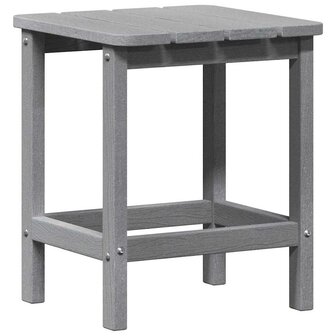 Adirondack Bijzettafel Lichtgrijs 38x38x45 cm HDPE 6