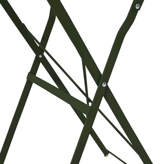 Bistrotafel &Oslash;50x71 cm gepoedercoat staal donkergroen 7