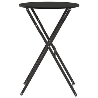 Bistrotafel &Oslash;50x71 cm gepoedercoat staal antraciet 4