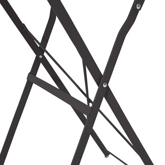 Bistrotafel &Oslash;50x71 cm gepoedercoat staal antraciet 7