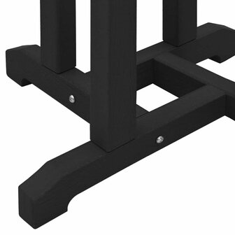 Bartafel Zwart 55x55x107 cm HDPE 8