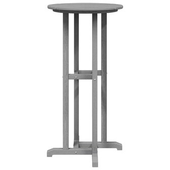 Bartafel Lichtgrijs 55x55x107 cm HDPE 5