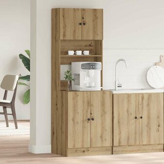 Keukenkast Artisan Eiken 60 x 50 x 180 cm Gelaagd Hout 1