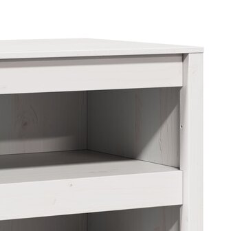Buiten Keukenkast Wit 106x55x64 cm Massief Grenenhout 7