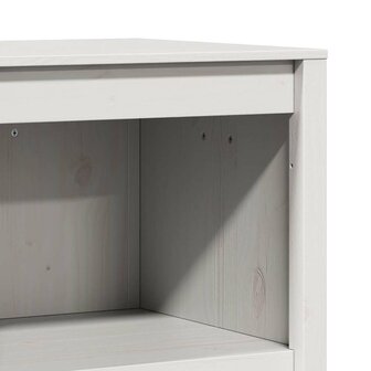 Buitenkeukenkast Wit 55x55x92 cm Massief Grenenhout 7