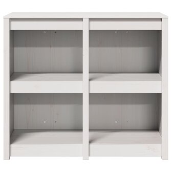 Buitenkeukenkast Wit 106x55x92 cm Massief Grenenhout 4