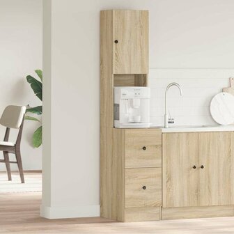 Keukenkast Sonoma Eiken 35x50x180 cm Bewerkt Hout 1