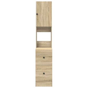 Keukenkast Sonoma Eiken 35x50x180 cm Bewerkt Hout 5