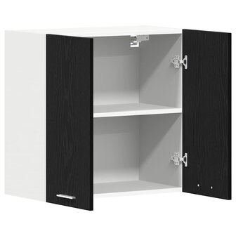 Zwarte Eiken Hangkast 60 x 31 x 60 cm van Geengineerd Hout 4
