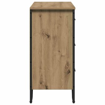 Ladekast Ambachtelijk Eiken 91x35.5x74.5 cm Gemaakt Hout 6