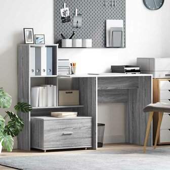 Ladekast Grijs Sonoma 55x45x33,5 cm Bbewerkte Hout 1