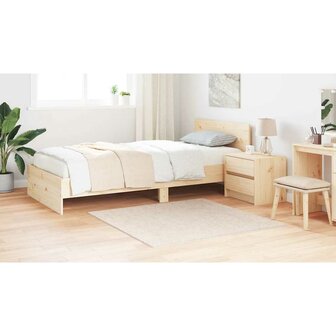 Pluizige Tapijt Hoge Stapel Cr&egrave;me 120x120 cm PP 3
