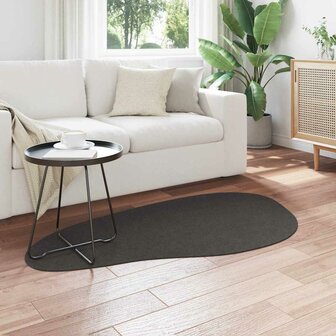Tapijt Antraciet 80 x 150 cm Polyester 2