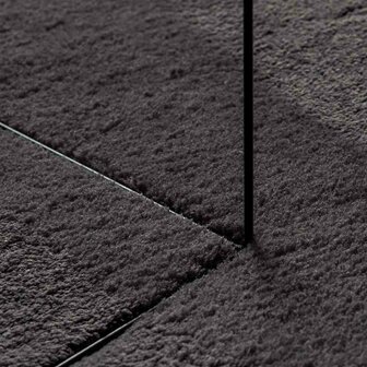 Tapijt Antraciet 80 x 150 cm Polyester 8