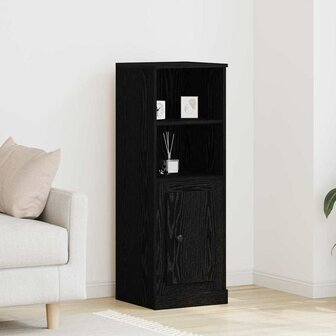 Hoge kast 36x35,5x103,5 cm bewerkt hout zwart eikenkleurig 1