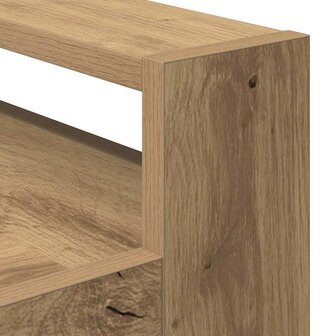 Keukentrolley 60x45x80 cm bewerkt hout artisanaal eiken 7