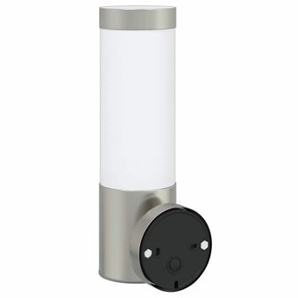 Buitenwandlampen Set van 2 Zilver RVS IP44 5