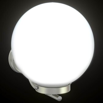 Buiten Wandlamp Zilver RVS IP44 8