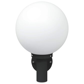 Buitenwandlamp Zwart RVS IP44 2