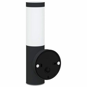 Buitenwandlamp 2 stuks Zwart RVS IP44 5