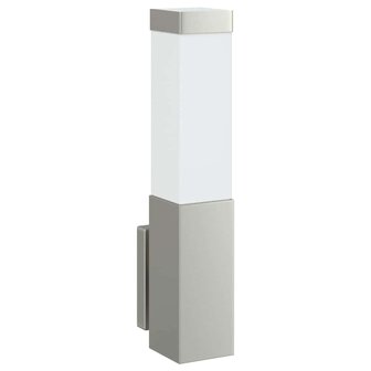 Buitenwandlampen 2 stuks Zilver RVS IP44 2