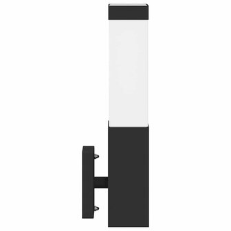 Buiten Wandlampen 2 stuks Zwart RVS IP44 4