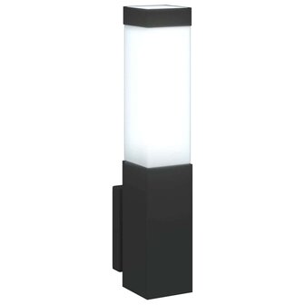 Buiten Wandlampen 2 stuks Zwart RVS IP44 8