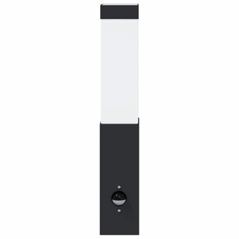 Buitenwandlampen met Sensor 2 stuks Zwart RVS IP44 3