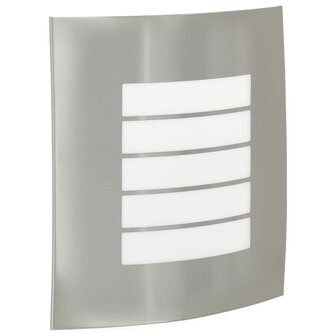 Buitenwandlampen 2 stuks Zilver Roestvrijstaal IP44 2