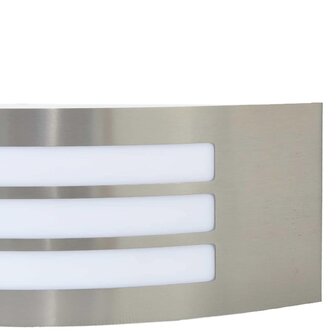 Buitenwandlamp 2 stuks Zilver RVS IP44 6