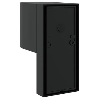 Buitenwandlampen met Sensor 2 stuks Zwart RVS IP44 5