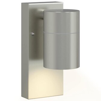 Buiten Wandlamp Zilver Roestvrijstaal IP44 7
