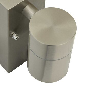 Buiten Wandlampen 2 stuks Zilver RVS IP44 6