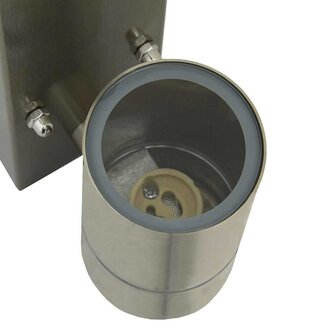 Buiten Wandlampen 2 stuks Zilver RVS IP44 7