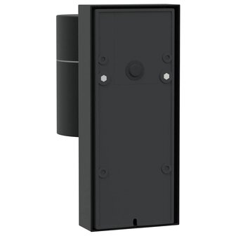 Buiten Wandlampen met Sensor 2 stuks Zwart RVS IP44 5