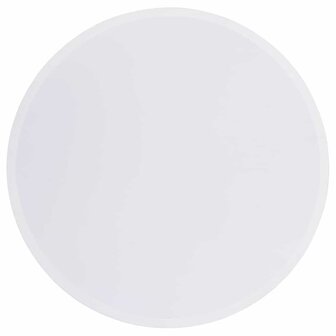 Plafondlamp vlakke montage &Oslash; 30 cm E27 stof wit 4