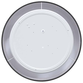 Plafondlamp met sterrenlampscherm &Oslash; 30 cm E27 stof zwart 3