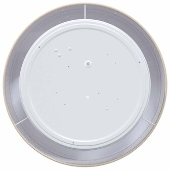 Plafondlamp met sterrenlampscherm &Oslash; 30 cm E27 stof taupe 3