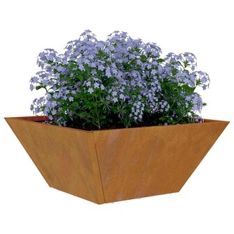 Tuin Kom Bloempotten 5 stuks 35x35x15 cm Cortenstaal 2