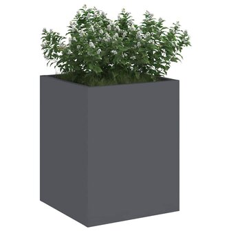 Tuin Bloempot Antraciet 50 x 32 x 40 cm Koudgewalst staal 2