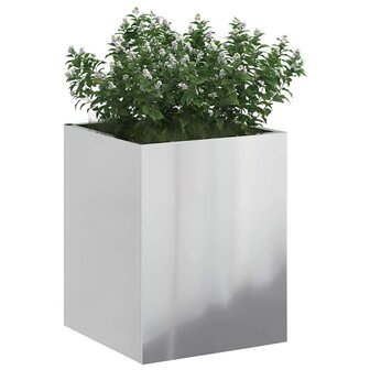 Tuin Bloempot Zilver 50 x 32 x 40 cm Gegalvaniseerd staal 2