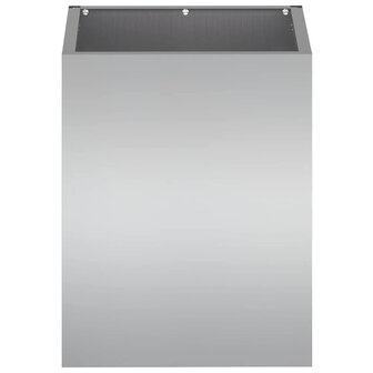 Tuin Bloempot Zilver 50 x 32 x 40 cm Gegalvaniseerd staal 4