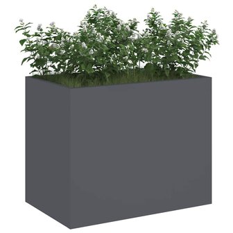 Tuin Bloempot Antraciet 50 x 32 x 40 cm Koudgewalst staal 2