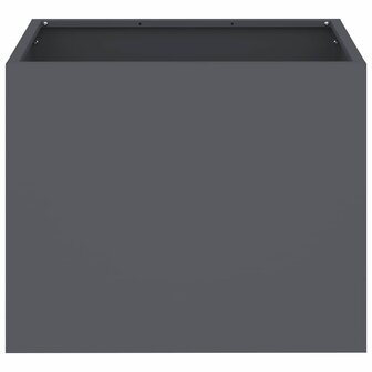 Tuin Bloempot Antraciet 50 x 32 x 40 cm Koudgewalst staal 4