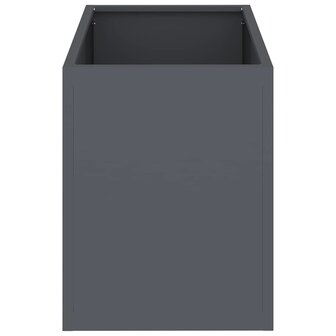 Tuin Bloempot Antraciet 50 x 32 x 40 cm Koudgewalst staal 5