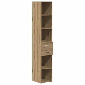 Slanke Opbergkast Artisan Eiken 30x42.5x225 cm Bewerkt Hout 5
